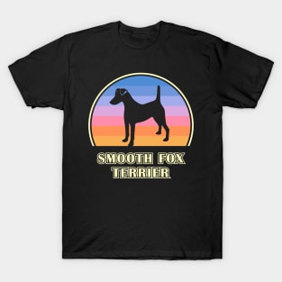 Smooth Fox Terrier Vintage Sunset Dog T-Shirt